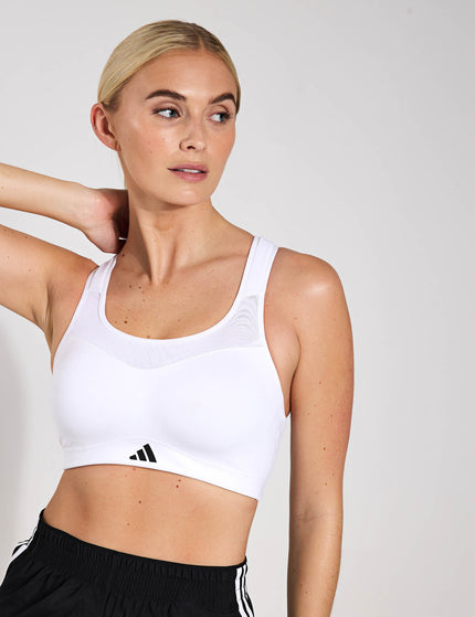 adidas TLRD Impact Training High Support Bra - Whiteimages1- The Sports Edit