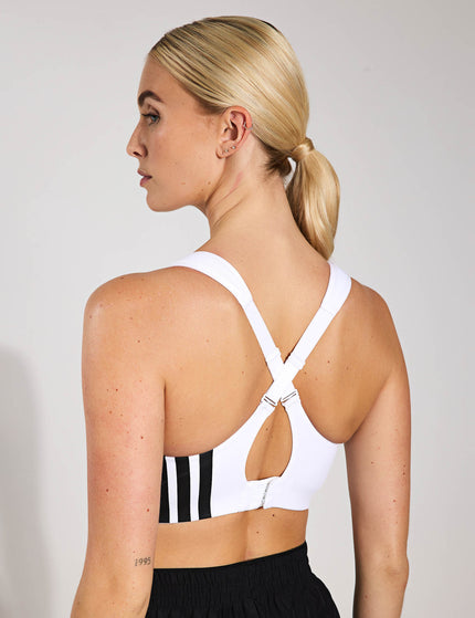 adidas TLRD Impact Training High Support Bra - Whiteimages2- The Sports Edit
