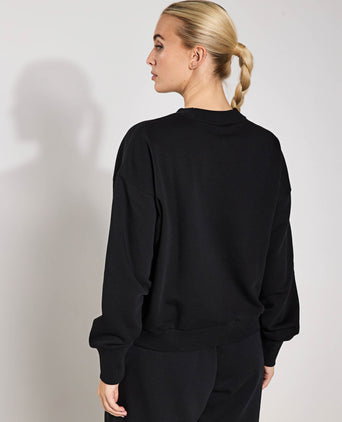 ALL SZN Fleece Loose Sweatshirt - Black