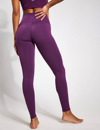 Alo Yoga High Waisted Airbrush Legging - Dark Plumimage2- The Sports Edit