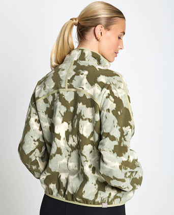 Bamburgh Half Zip Fleece - Wisdom Printed