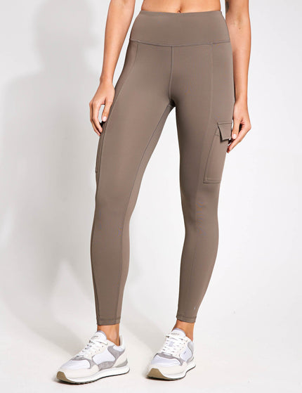 BORN Cargo Legging - Walnutimage1- The Sports Edit