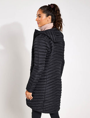 Nula Micro Jacket Long - Black