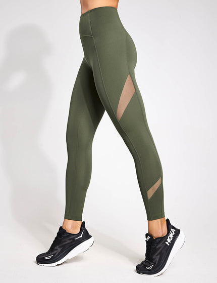 Beyond Yoga POWERBEYOND Bootcamp Midi Legging - Modern Oliveimage1- The Sports Edit