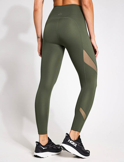 Beyond Yoga POWERBEYOND Bootcamp Midi Legging - Modern Oliveimage2- The Sports Edit