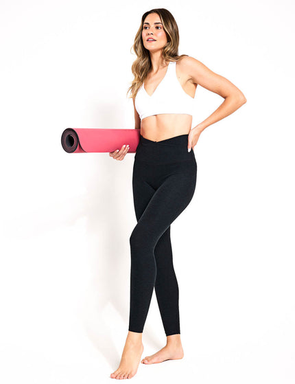 Beyond Yoga Spacedye Lift Your Spirits Bra - Cloud Whiteimage4- The Sports Edit