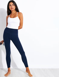 Beyond Yoga Spacedye Slim Racerback Cropped Tank - White Lightimage2- The Sports Edit