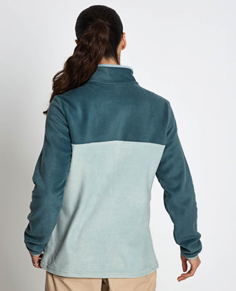 Benton Springs Half Snap Pullover - Crushed Blue/Everblue