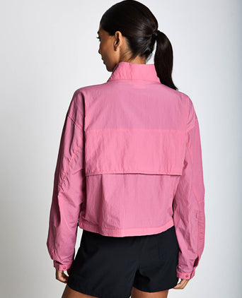 Paracutie Cropped Cargo Windbreaker - Rosette