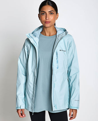 Pouring Adventure III Waterproof Hiking Jacket - Marine Light