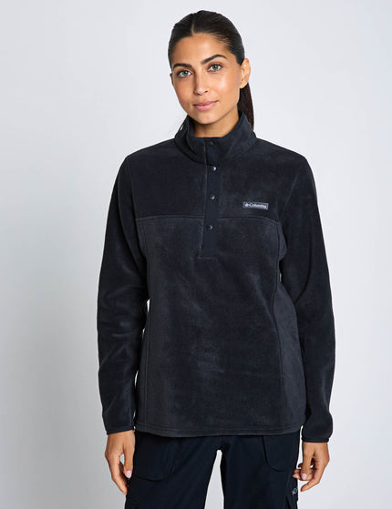 Columbia Benton Springs Half Snap Pullover - Blackimages1- The Sports Edit