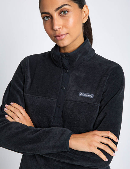 Columbia Benton Springs Half Snap Pullover - Blackimages3- The Sports Edit