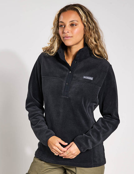 Columbia Benton Springs Half Snap Pullover - Blackimage1- The Sports Edit