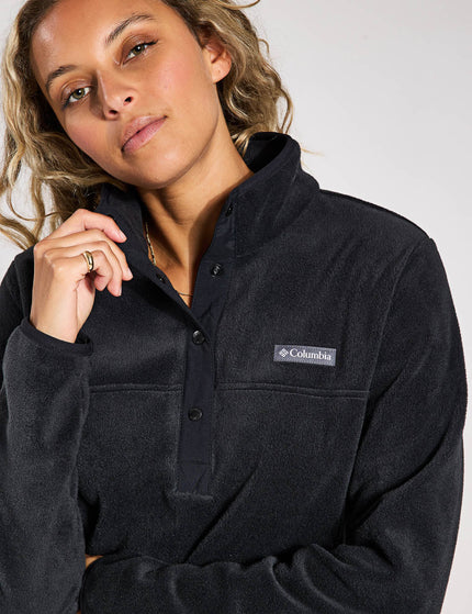 Columbia Benton Springs Half Snap Pullover - Blackimage3- The Sports Edit