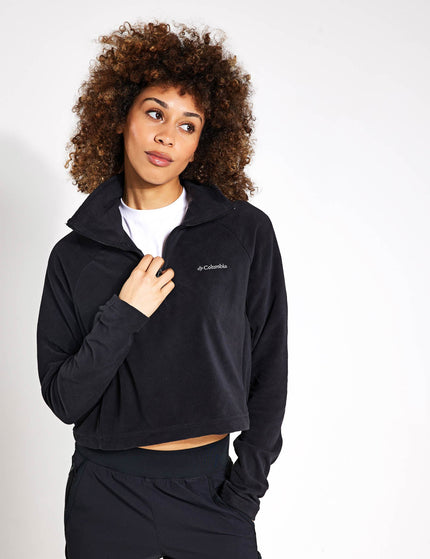 Columbia Glacial II Casual Cropped Fleece - Blackimage1- The Sports Edit