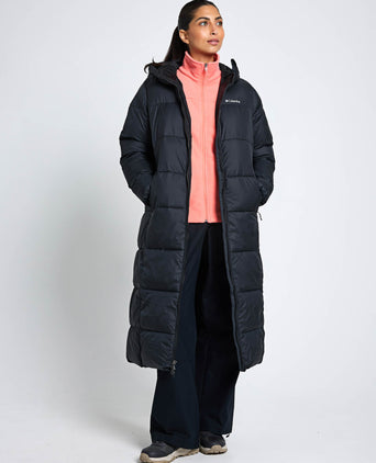 Pike Lake III Long Puffer Jacket - Black