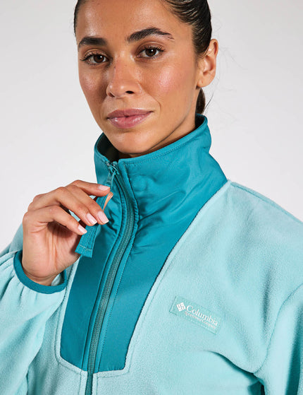 Columbia Sequoia Grove 1/2 Zip Fleece - Spray/Tealimage3- The Sports Edit