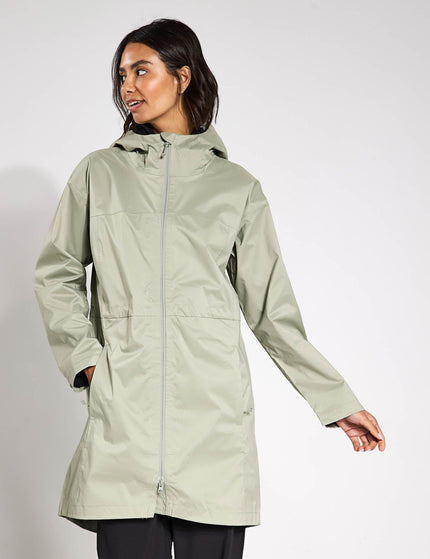 Columbia Weekend Adventure II Long Waterproof Jacket - Safariimage3- The Sports Edit