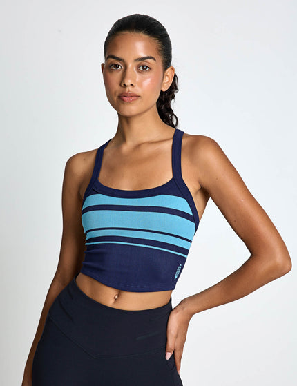 FP Movement All Clear Striped Cami - Midnight Navy Comboimages1- The Sports Edit
