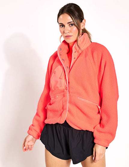 FP Movement Hit The Slopes Fleece Jacket - Neon Coralimage1- The Sports Edit
