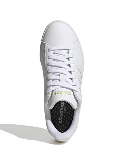 adidas Grand Court 2.0 Shoes - Cloud White/Gold Metallicimage6- The Sports Edit