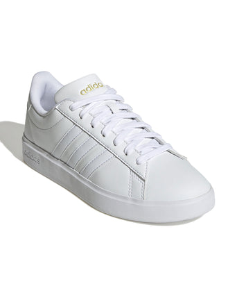 Grand Court 2.0 Shoes - Cloud White/Gold Metallic