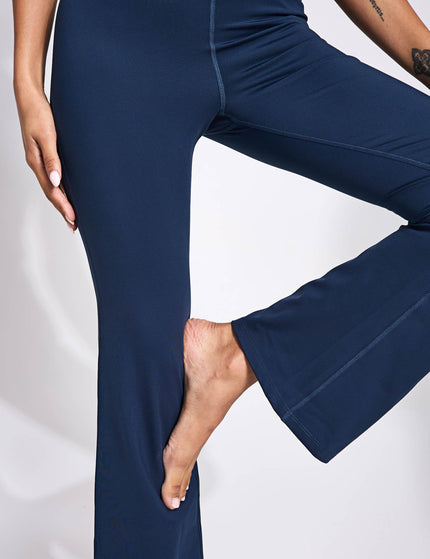 Girlfriend Collective Compressive Flare Legging - Midnightimage3- The Sports Edit