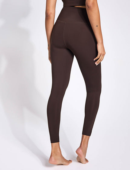 Girlfriend Collective Compressive High Waisted Legging - Cocoa Beanimage2- The Sports Edit