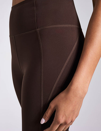 Girlfriend Collective Compressive High Waisted Legging - Cocoa Beanimage3- The Sports Edit