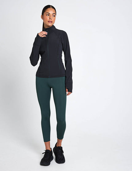 Girlfriend Collective Estrella Fitted Jacket - Blackimages5- The Sports Edit