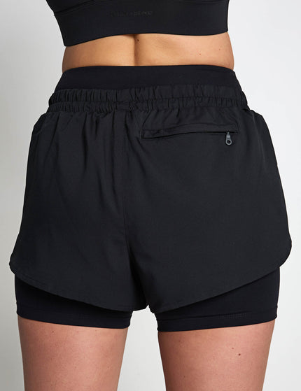 Girlfriend Collective Fallon Trail Shorts - Blackimages2- The Sports Edit