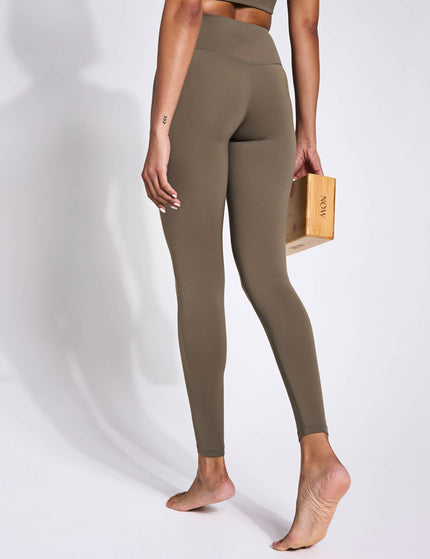 Girlfriend Collective FLOAT High Waisted Legging - Cured Greenimage2- The Sports Edit