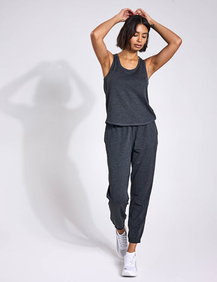 Girlfriend Collective ReSet Relaxed Tank - Moon Heatherimage4- The Sports Edit