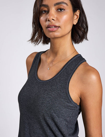 Girlfriend Collective ReSet Relaxed Tank - Moon Heatherimage3- The Sports Edit