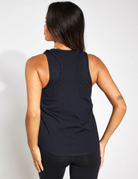 Girlfriend Collective ReSet Relaxed Tank - Blackimage2- The Sports Edit