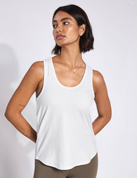 Girlfriend Collective ReSet Relaxed Tank - Whiteimage1- The Sports Edit