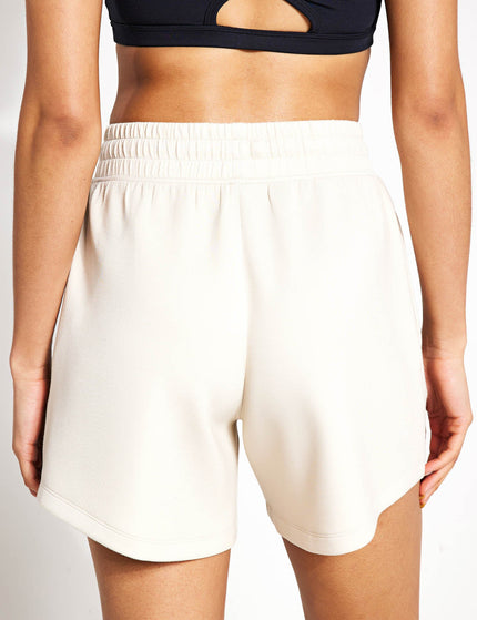 Goodmove Relaxed High Waisted Shorts - Beigeimage2- The Sports Edit