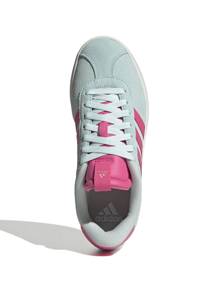 adidas VL Court 3.0 Shoes - Halo Mint/Pulse Magenta/Bliss Pinkimage6- The Sports Edit