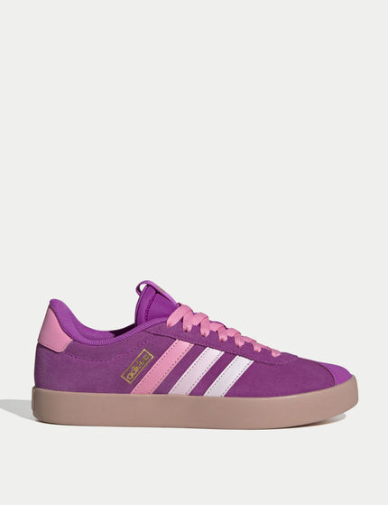 adidas VL Court 3.0 Shoes - Flash Pink/Bliss Pink/Gold Metallicimage1- The Sports Edit