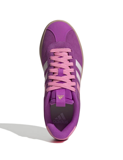 adidas VL Court 3.0 Shoes - Flash Pink/Bliss Pink/Gold Metallicimage6- The Sports Edit