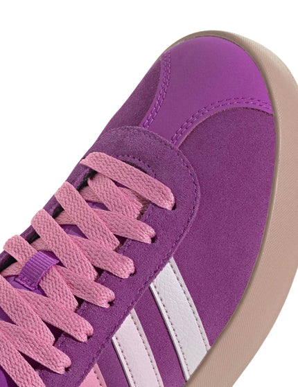 adidas VL Court 3.0 Shoes - Flash Pink/Bliss Pink/Gold Metallicimage4- The Sports Edit