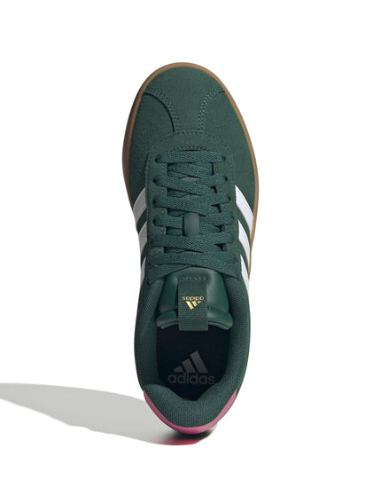 adidas VL Court 3.0 Shoes - Collegiate Green/Cloud White/Pulse Magentaimage6- The Sports Edit