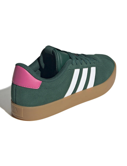 adidas VL Court 3.0 Shoes - Collegiate Green/Cloud White/Pulse Magentaimage2- The Sports Edit