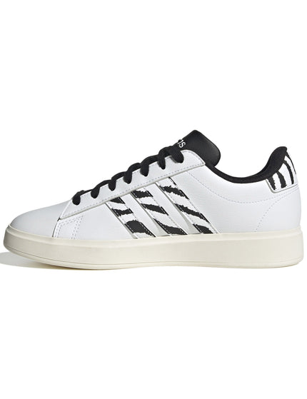 adidas Grand Court 2.0 Shoes - Cloud White/Core Blackimage2- The Sports Edit