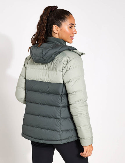 Jack Wolfskin Ather Down Hooded Jacket - Slate Greenimage2- The Sports Edit