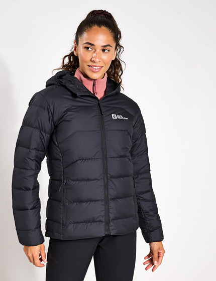 Jack Wolfskin Ather Down Hooded Jacket - Blackimage3- The Sports Edit