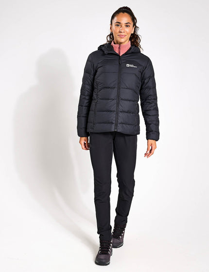 Jack Wolfskin Ather Down Hooded Jacket - Blackimage5- The Sports Edit