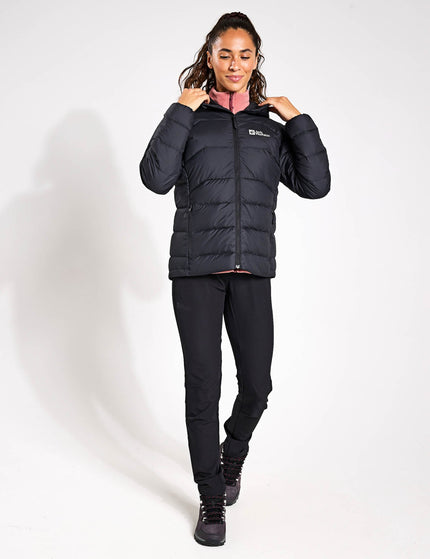 Jack Wolfskin Ather Down Hooded Jacket - Blackimage6- The Sports Edit