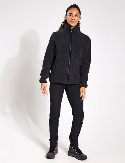 Jack Wolfskin High Curl Jacket - Blackimage4- The Sports Edit