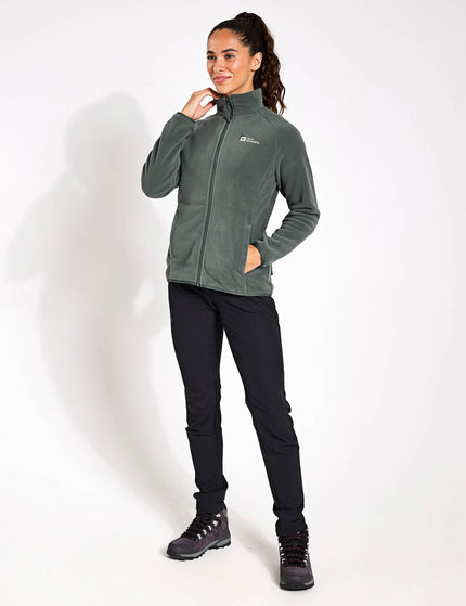 Jack Wolfskin Moonrise Full Zip Fleece - Slate Greenimage4- The Sports Edit